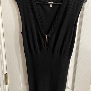 Guess black sweater dress Xl